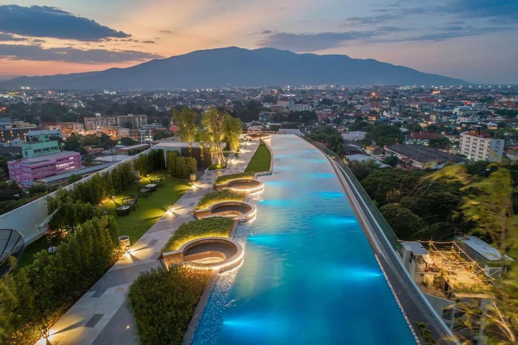 Astra Sky River无边泳池奢华温馨97㎡大三卧山景套房 Chiang Mai Exterior foto