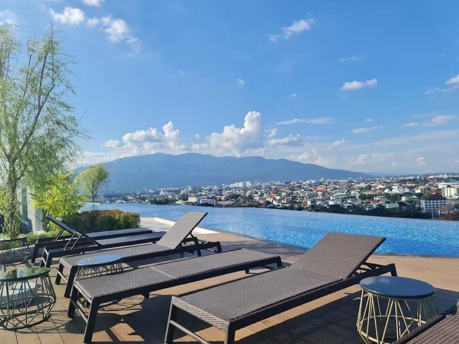 Astra Sky River无边泳池奢华温馨97㎡大三卧山景套房 Chiang Mai Exterior foto